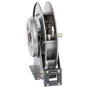 Spring Rewind Hose Reel for Chassis Grease, Hydraulics, Air, Water