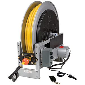 Hannay Reels - RME-6014-33-34-10.5 - 12V Electric Remote-Controlled Rewind Hose Reel for Spray Applications