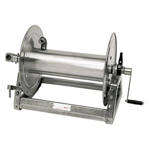 Stainless Steel Manual Rewind Hose Reel for Pest Control, Steam Cleaning, Pressure Washing, Washdown Image