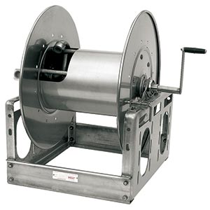 Stainless Steel Manual Rewind Hose Reel for Marine or Corrosive Environments, Fire Protection, Washdown, Chemical Transfer, Food Transfer Image