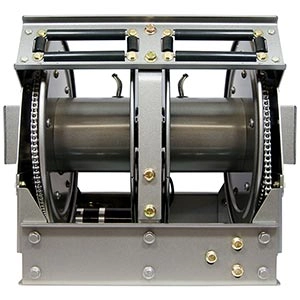 Electric Rewind Dual Spool Cable Reel for Power Rescue Tools Image