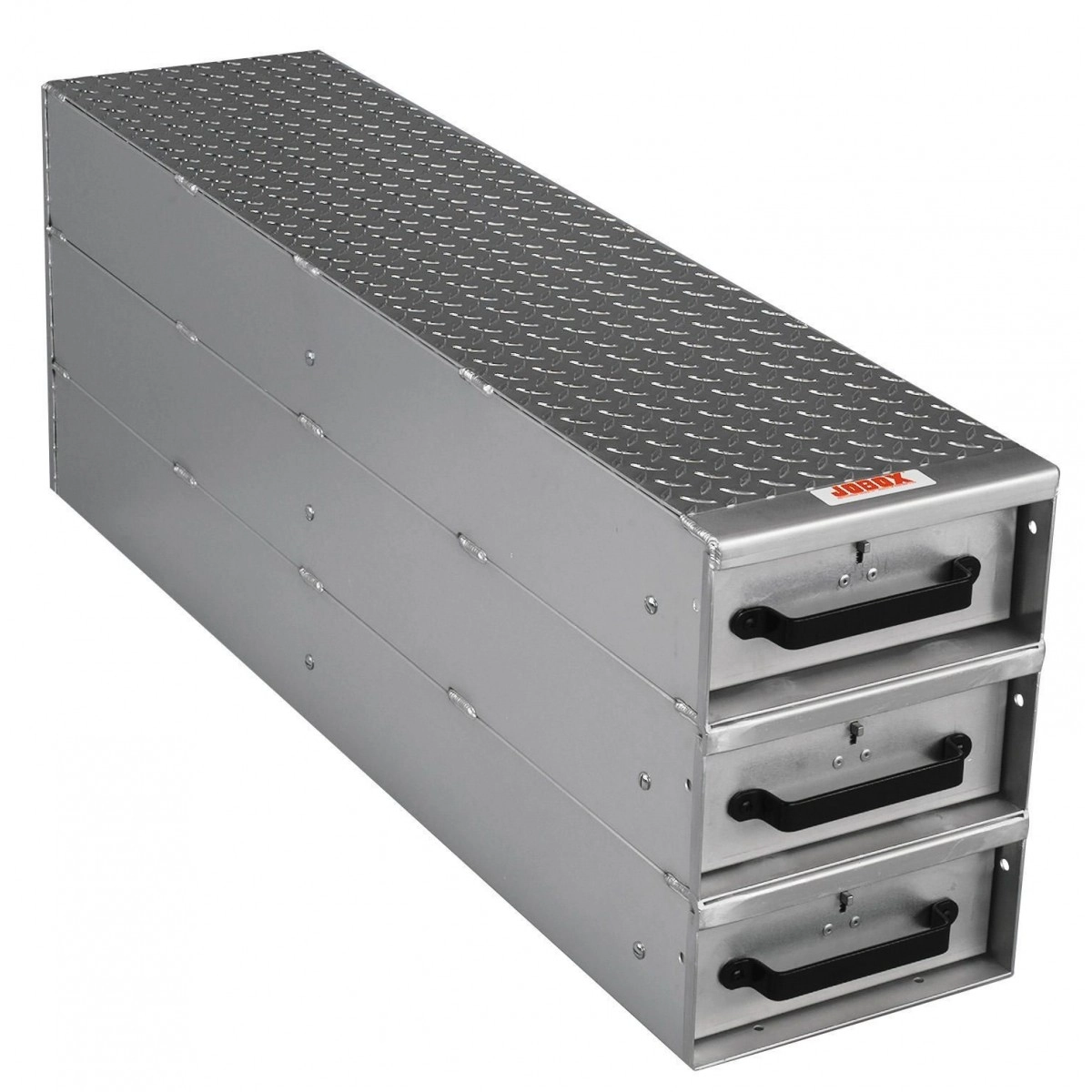 Long Stacked Heavy-Duty Aluminum Drawer Storage