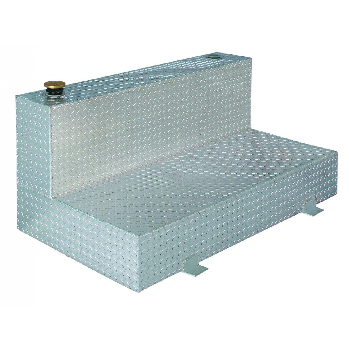 99 Gallon L-Shaped Aluminum Liquid Transfer Tank Image