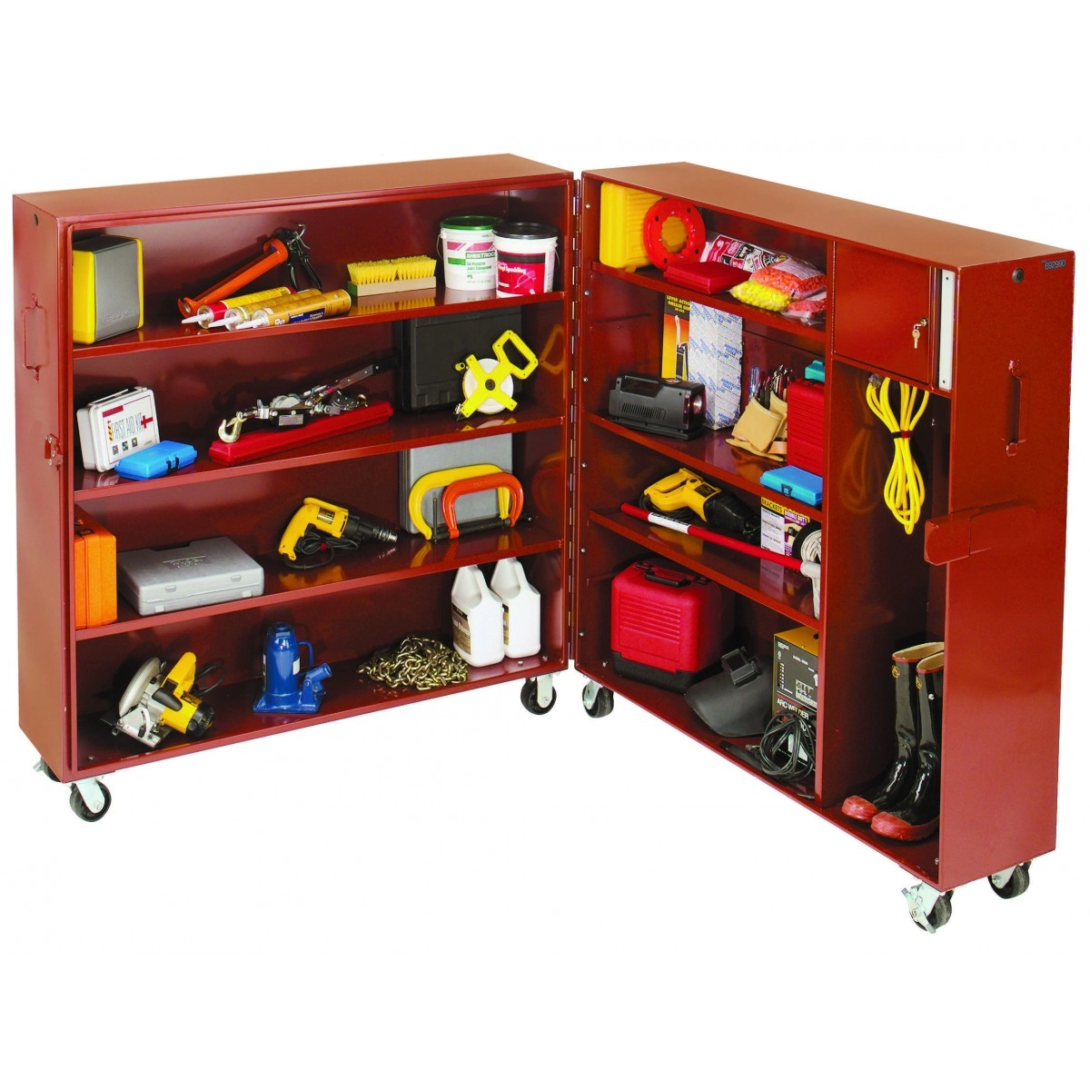 Rolling Clam Shell Cabinet