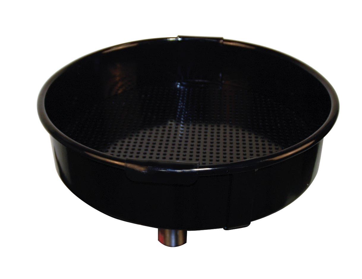 16 in. Centered Steel Funnel with Screen Image