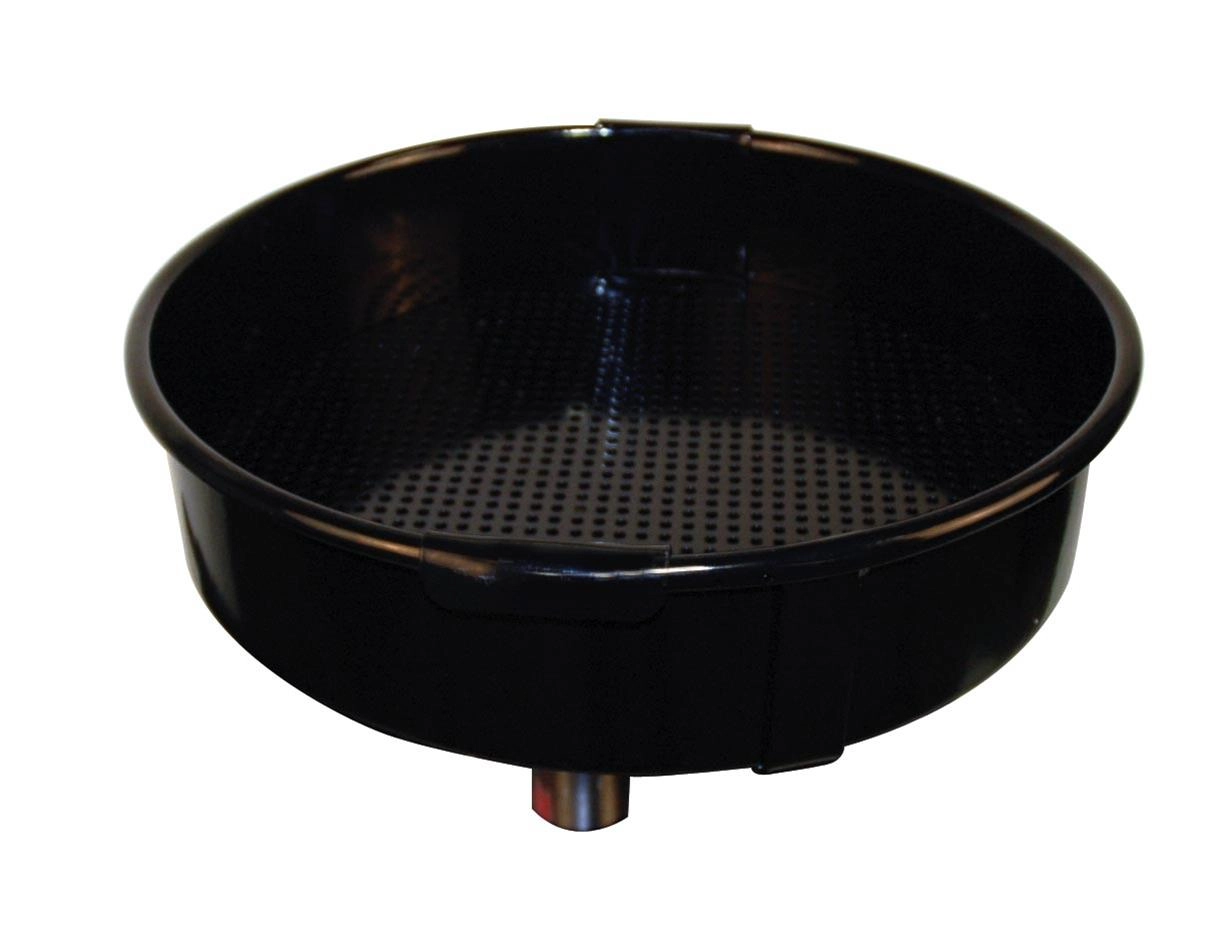 16 in. Centered Steel Funnel with Screen