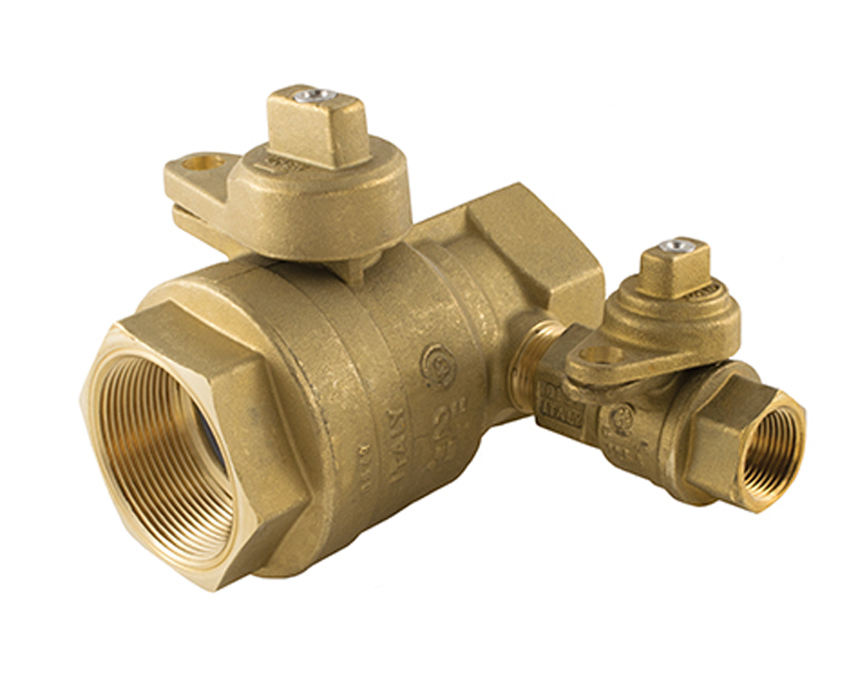 Commercial Lockwing Brass Utility Gas Ball Valve Image