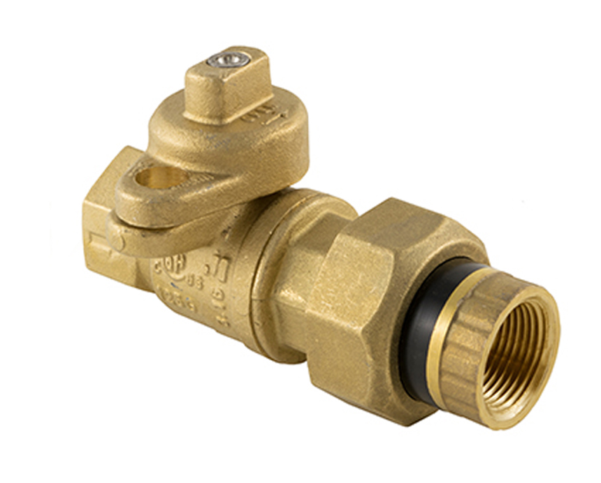 Lockwing Brass Utility Gas Ball Valve with Insulated Tail Piece