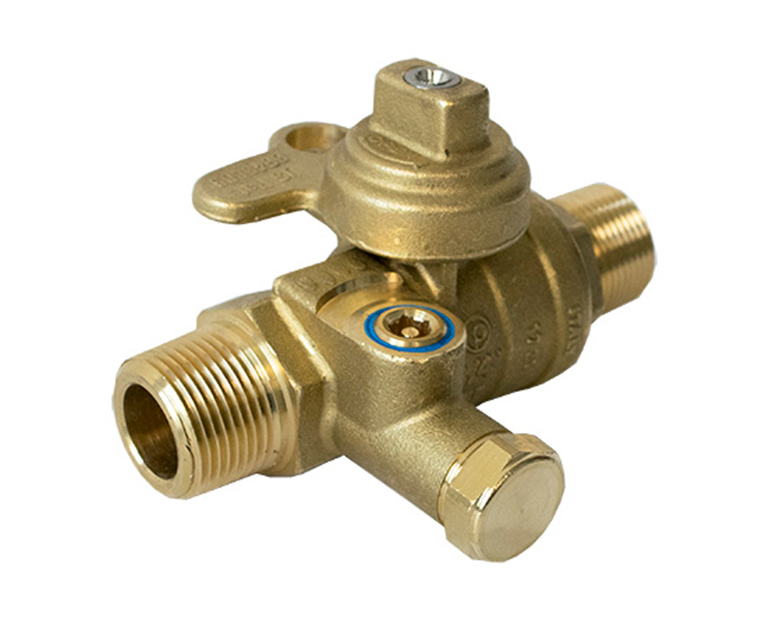 Residential Bypass Lockwing Utility Gas Ball Valve Image