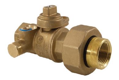 Lockwing Painted Utility Gas Ball Valve with Insulated Tail Piece