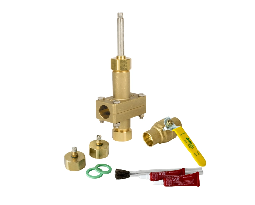 Brass Add-A-Valve Emergency Shut Off Device Image