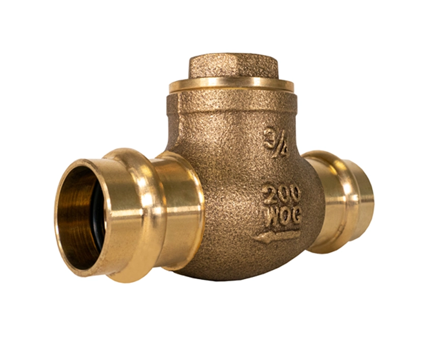 Lead Free Brass Horizontal Check Valve