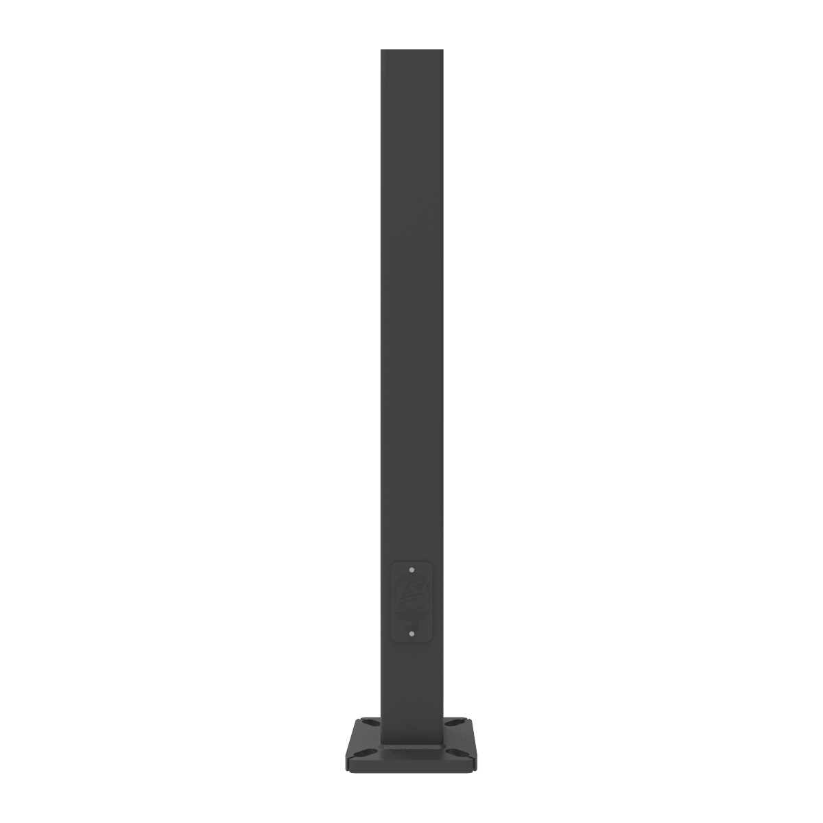 5 in. Square Straight Steel Pole