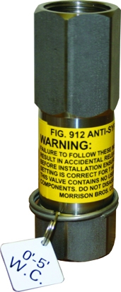 Anti-Siphon Valve With Expansion Relief