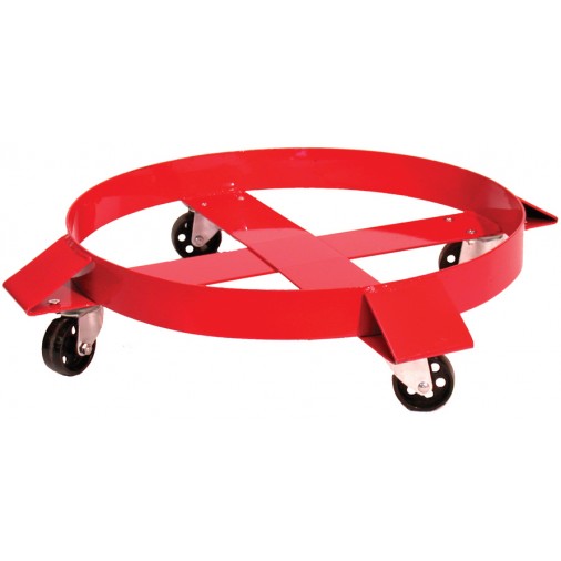 Band Dolly with Steel Outrigger Casters for 55 Gallon Drum