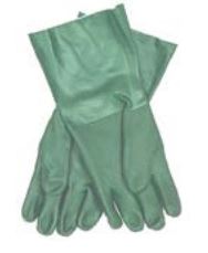 Plastic-Coated Chemical-Resistant Gloves Image