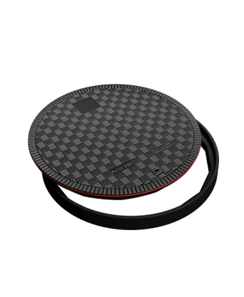 40 in. Diameter Black Composite Manhole Cover