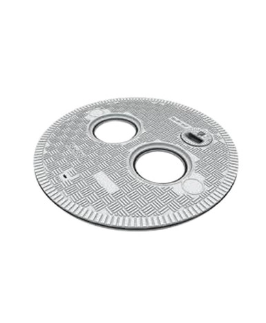 40 in. Diameter Gray Composite Manhole Cover