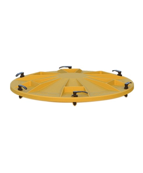 Turbine Sump Watertight Cover Lid with L-Handles