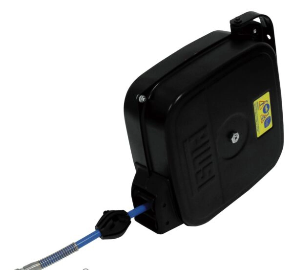 Spring Rewind Enclosed Hose Reel for Air, Water, Antifreeze, Cooland, Washer Fluid