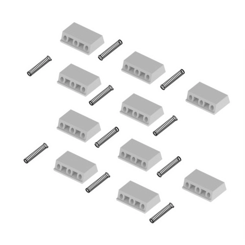 Kit n.10 Blades Vane Kit for Bi-Pump, Bi-Pump, Vantage 40, Vantage 60, BP3000
