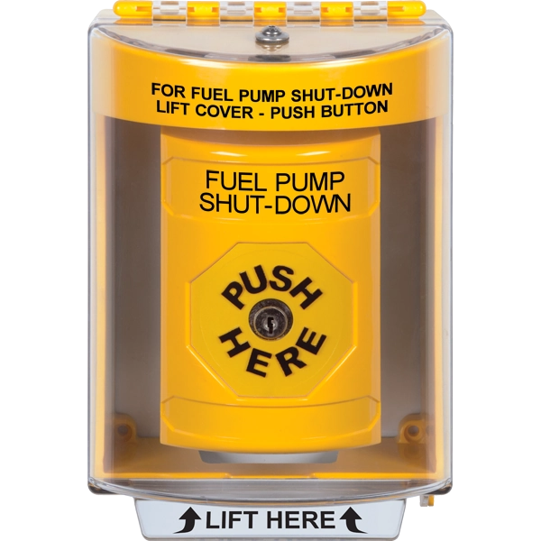 STI FUEL PUMP SHUTDOWN KEYED-RESET E-STOP WITH HORN (NEW, OUTRIGHT)