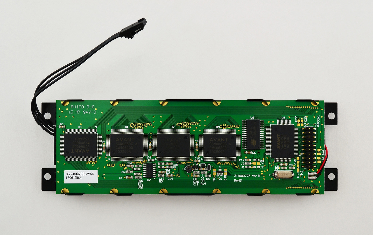 VISTA 2 & 3 NEW STYLE CREDIT CARD GRAPHIC DISPLAY, Fits Wayne