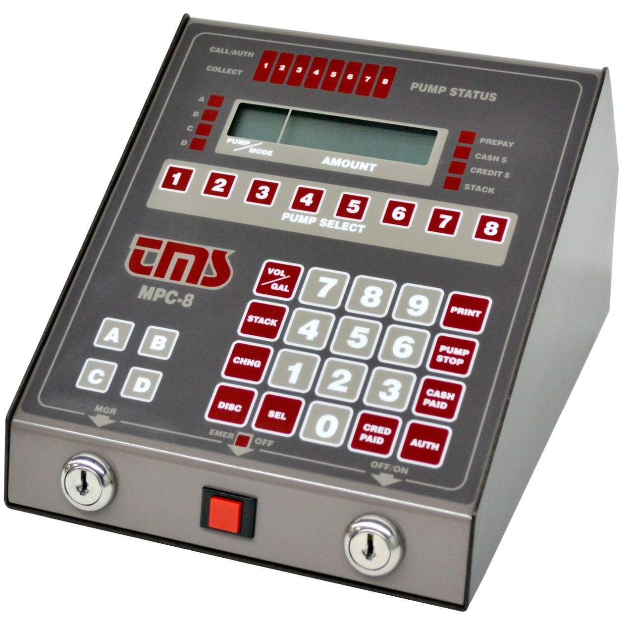 8 Hose Hybrid Console (Gilbarco), Fits TMS