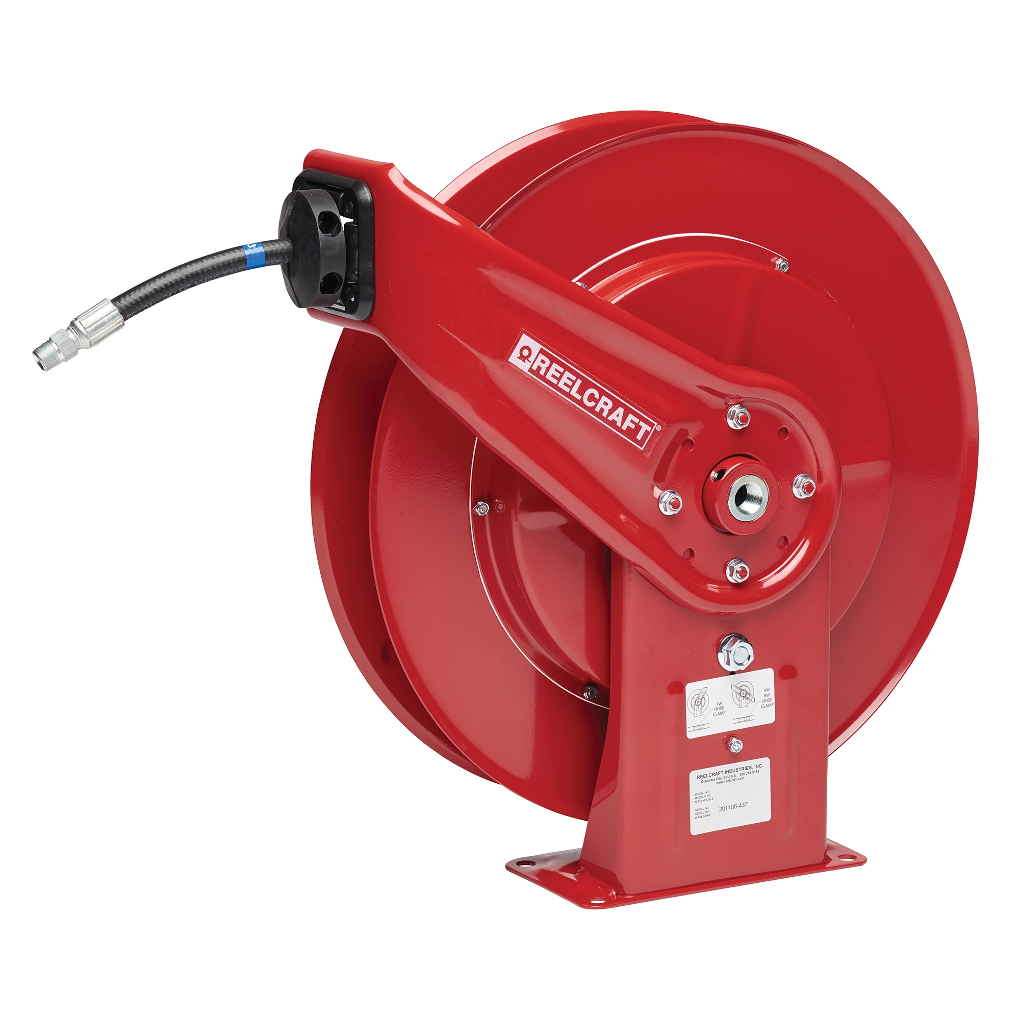 Spring Rewind Pressure Wash Hose Reel Image
