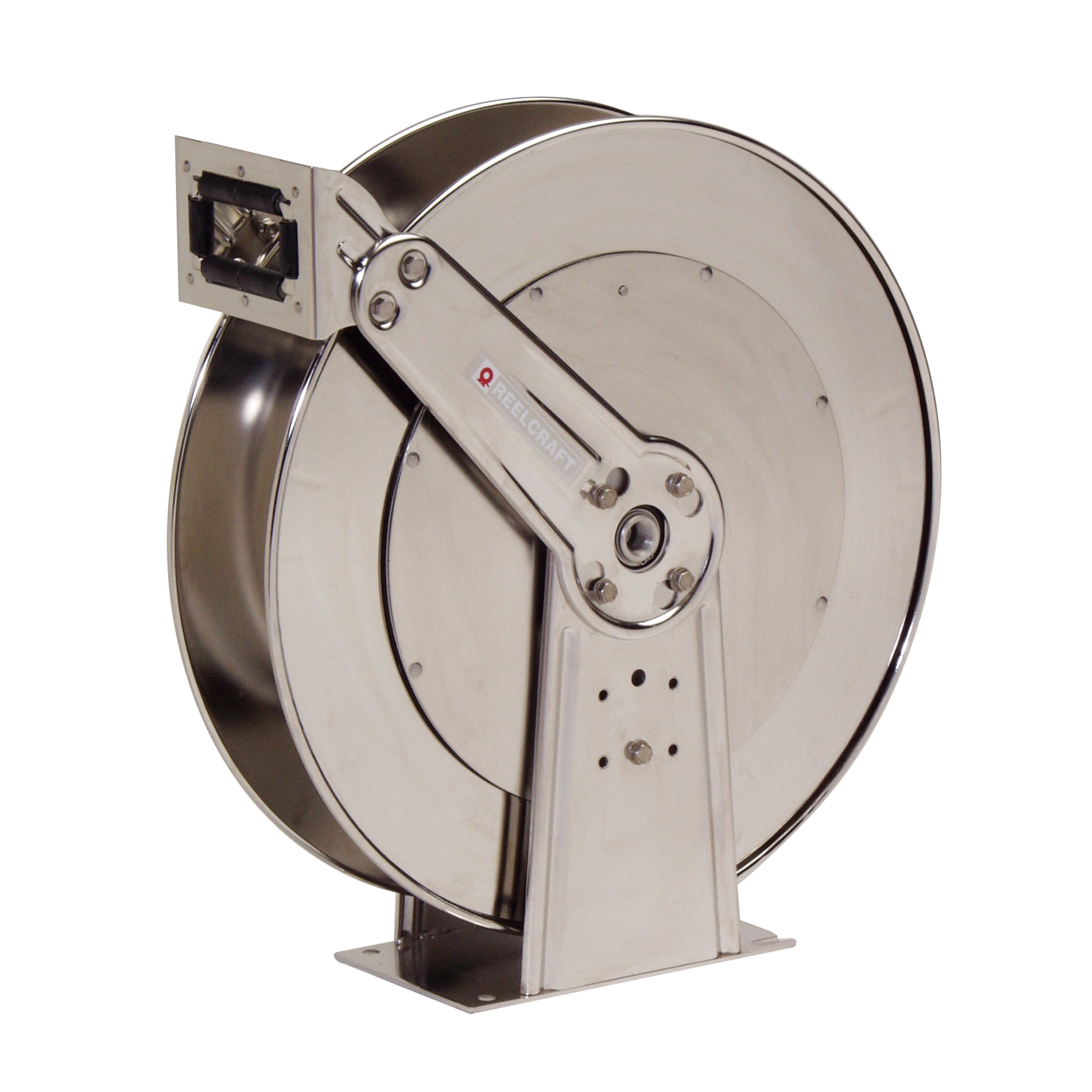 Stainless Steel Spring Rewind Chemical Hose Reel Image