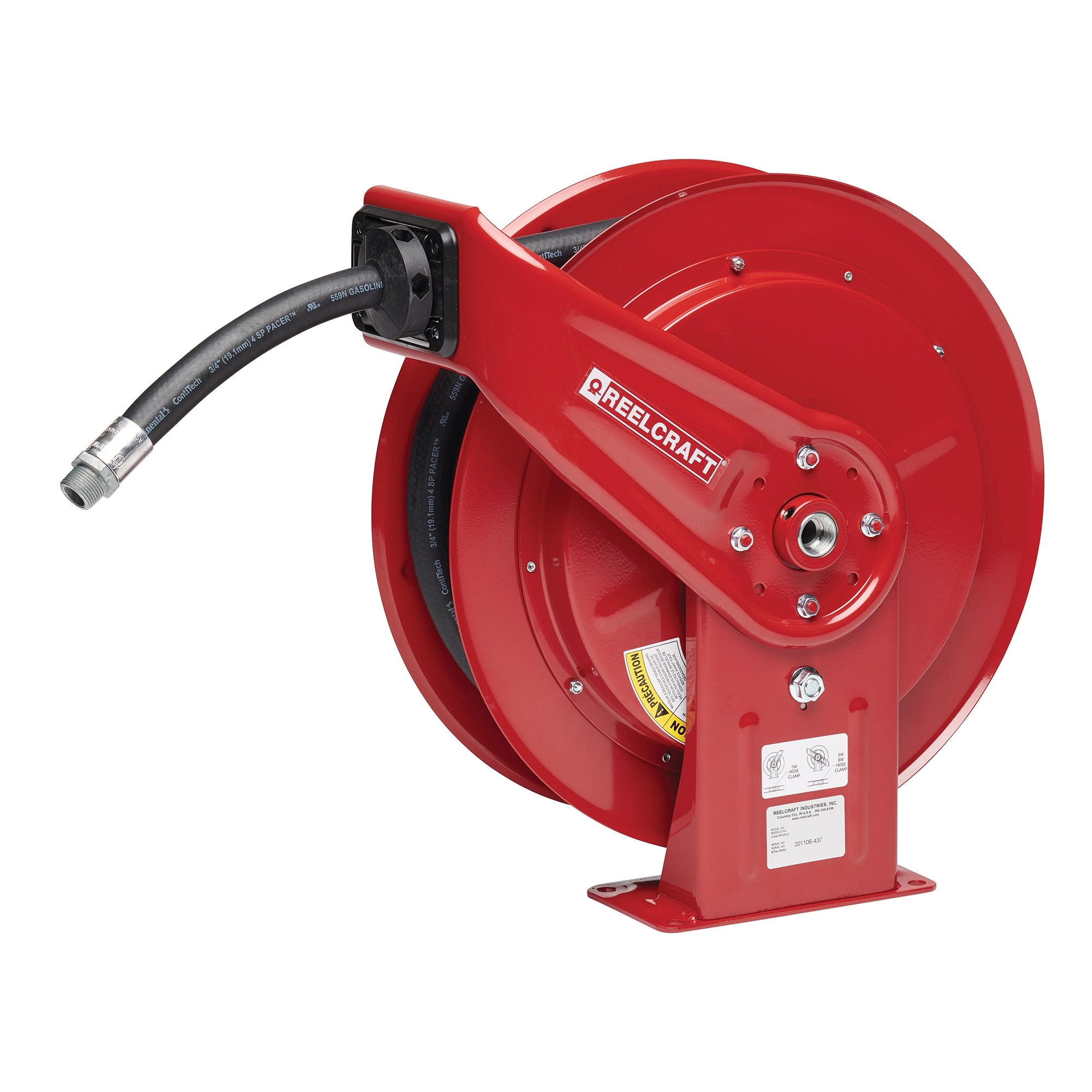 Spring Rewind Fuel Hose Reel Image