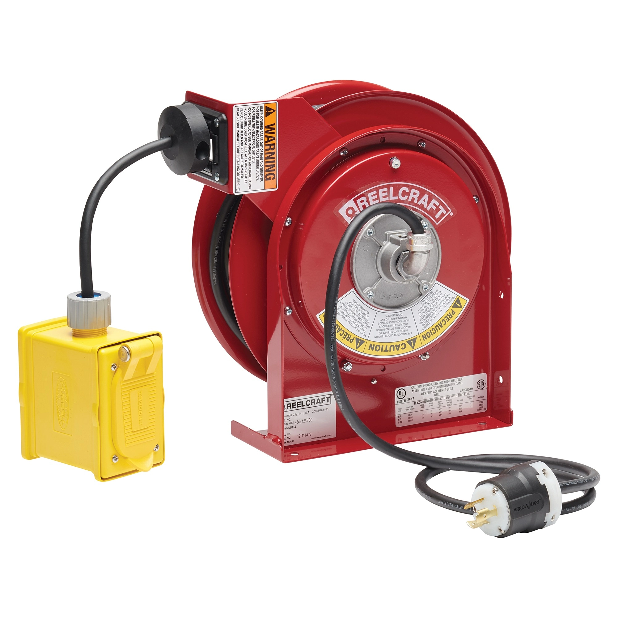 Spring Rewind Cord Reel