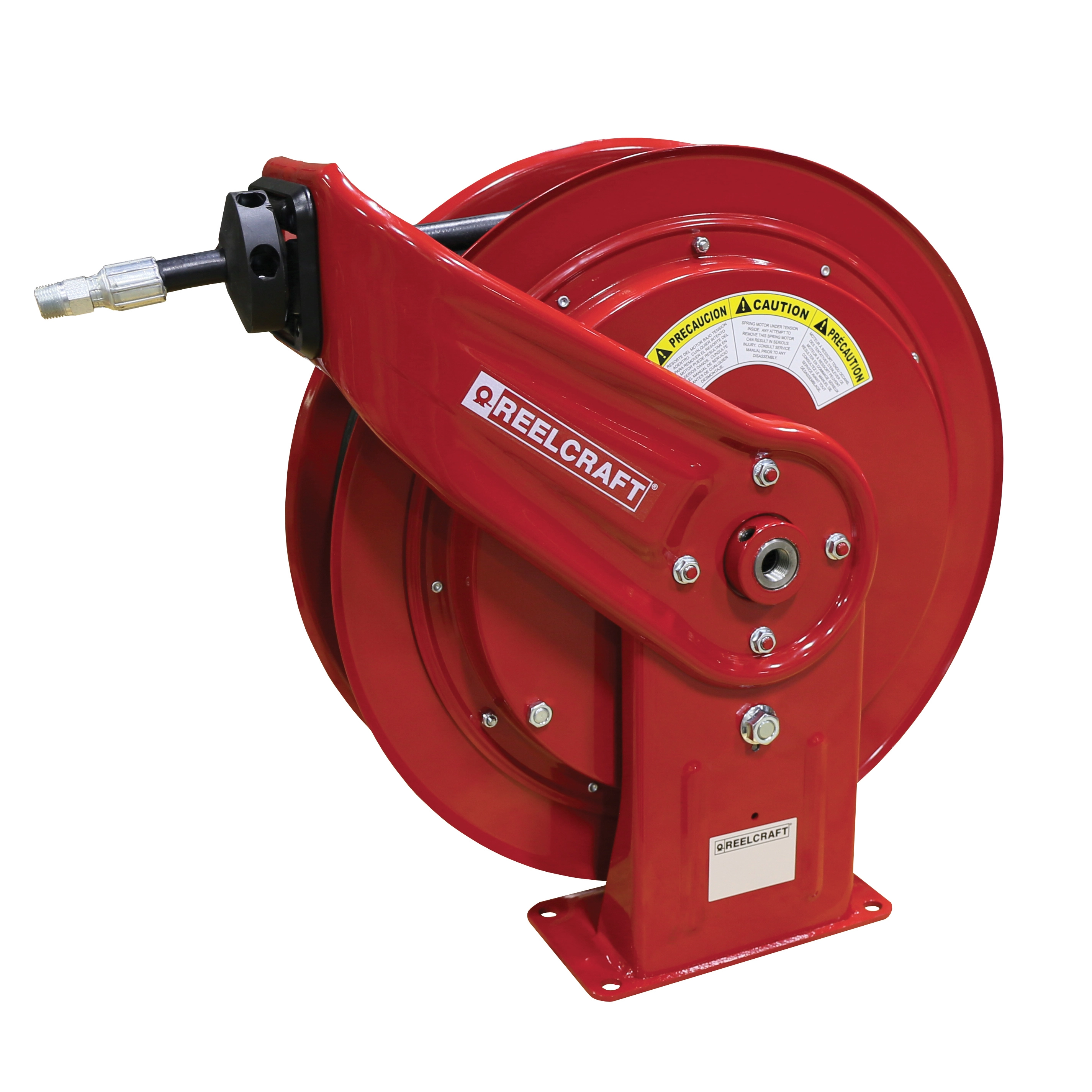 Spring Rewind Heavy Duty Grease Hose Reel Image