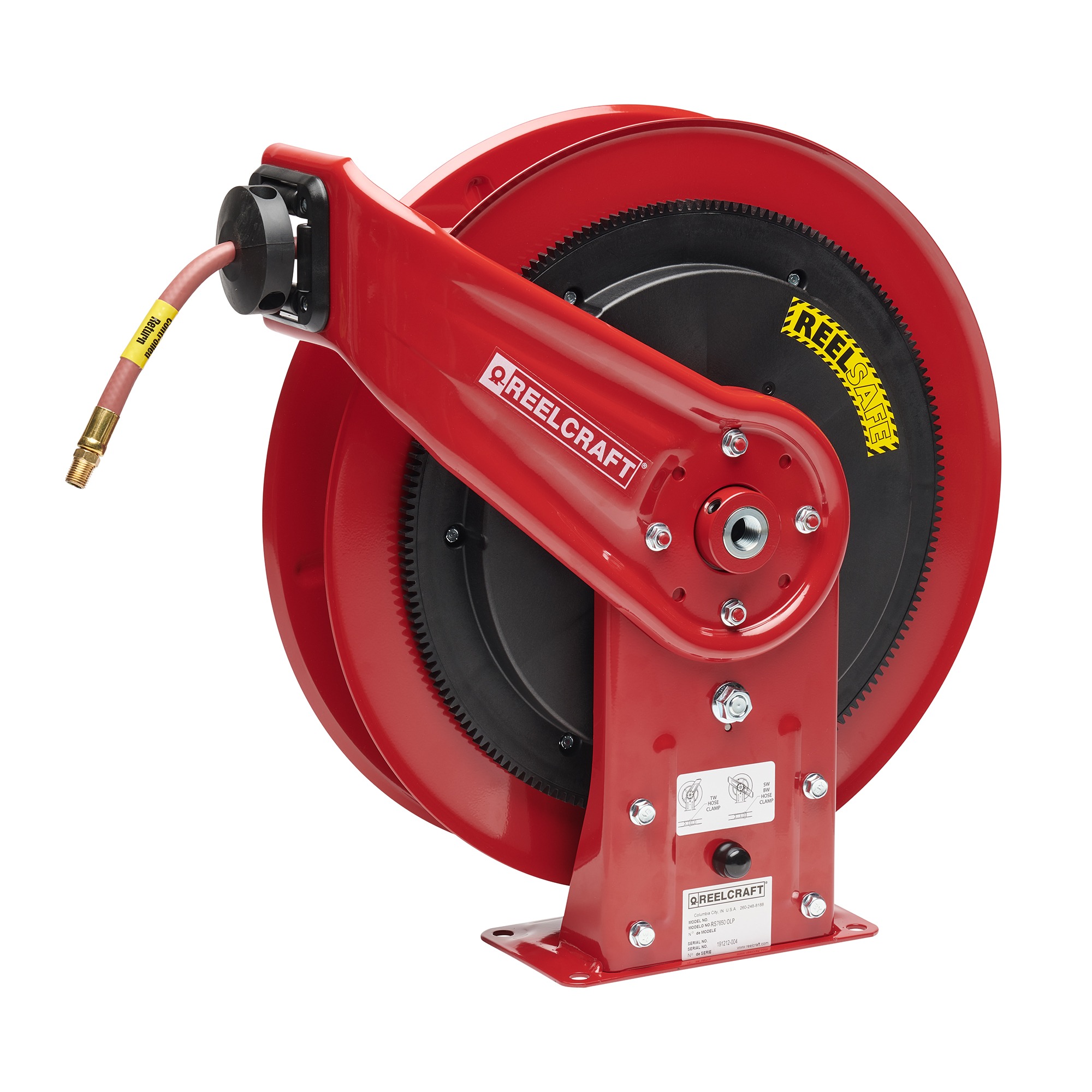 REELSAFE Controlled Return Air and Water Hose Reel