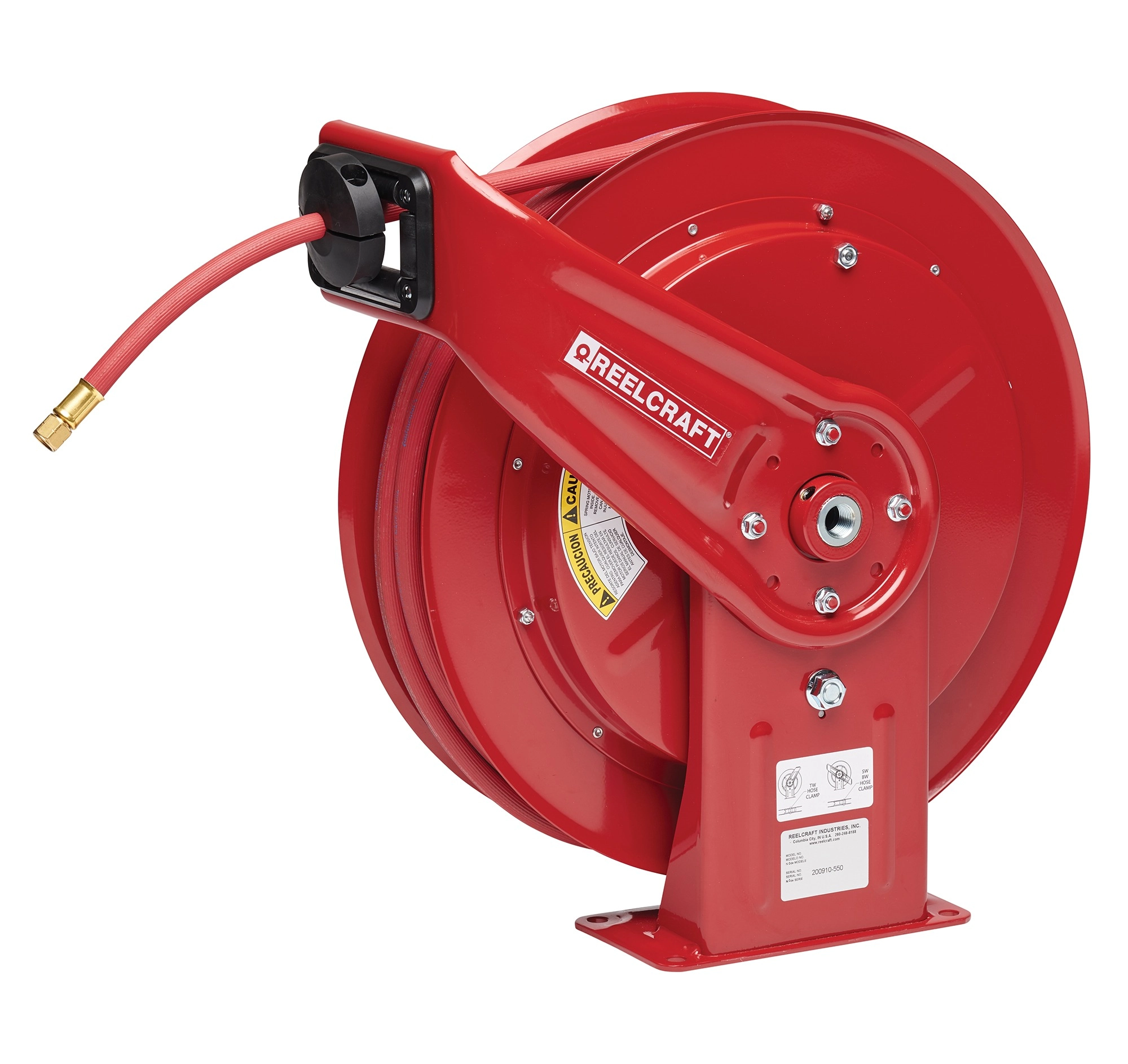 Spring Rewind T-Grade Single Line Welding Hose Reel