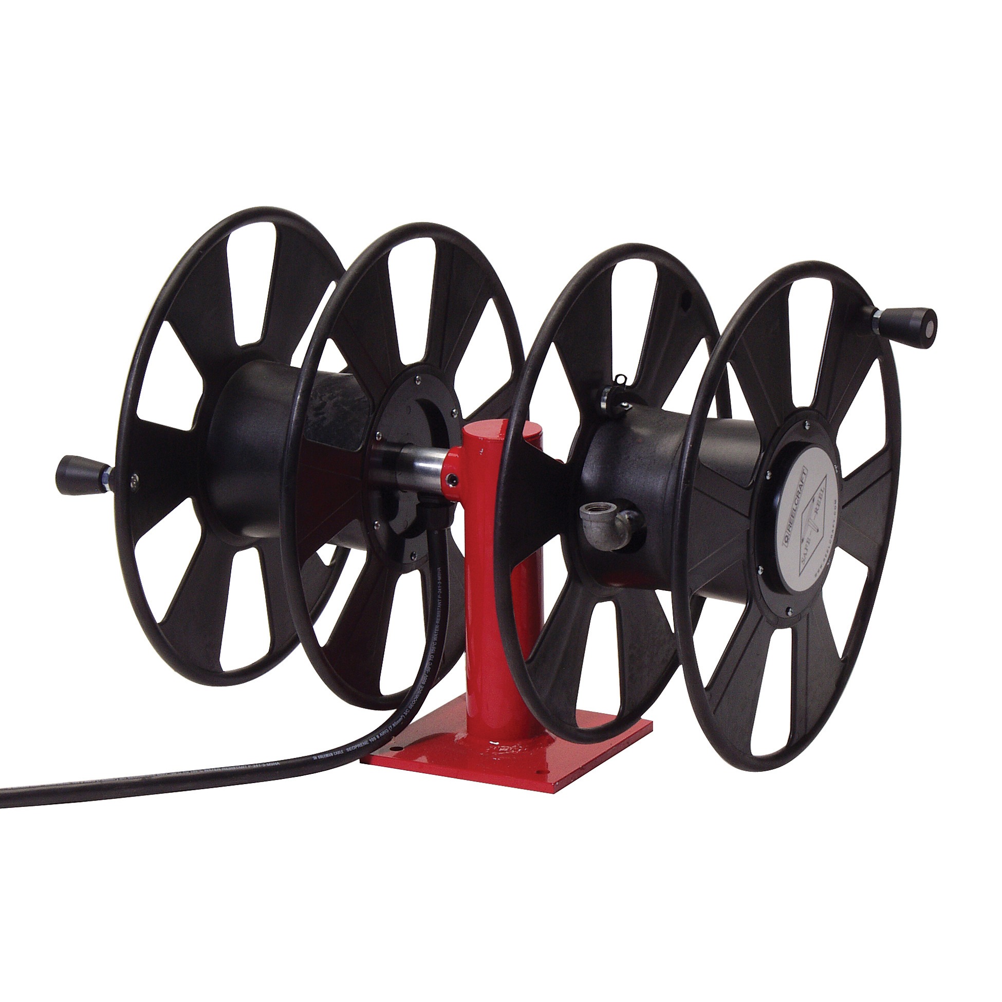Reelcraft - T-2462-0 - Hand Crank Dual Side-by-Side Cable Welding Reel