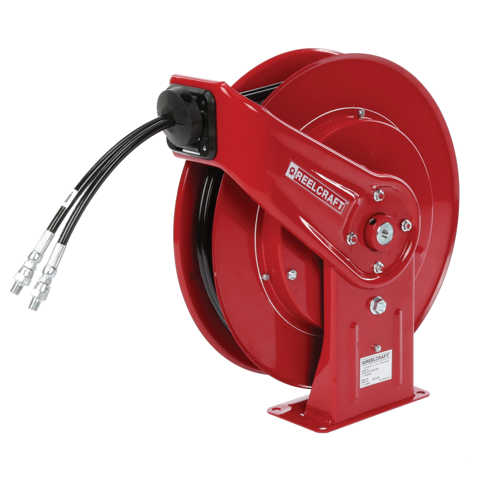 Spring Rewind Twin Hydraulic Hose Reel Image