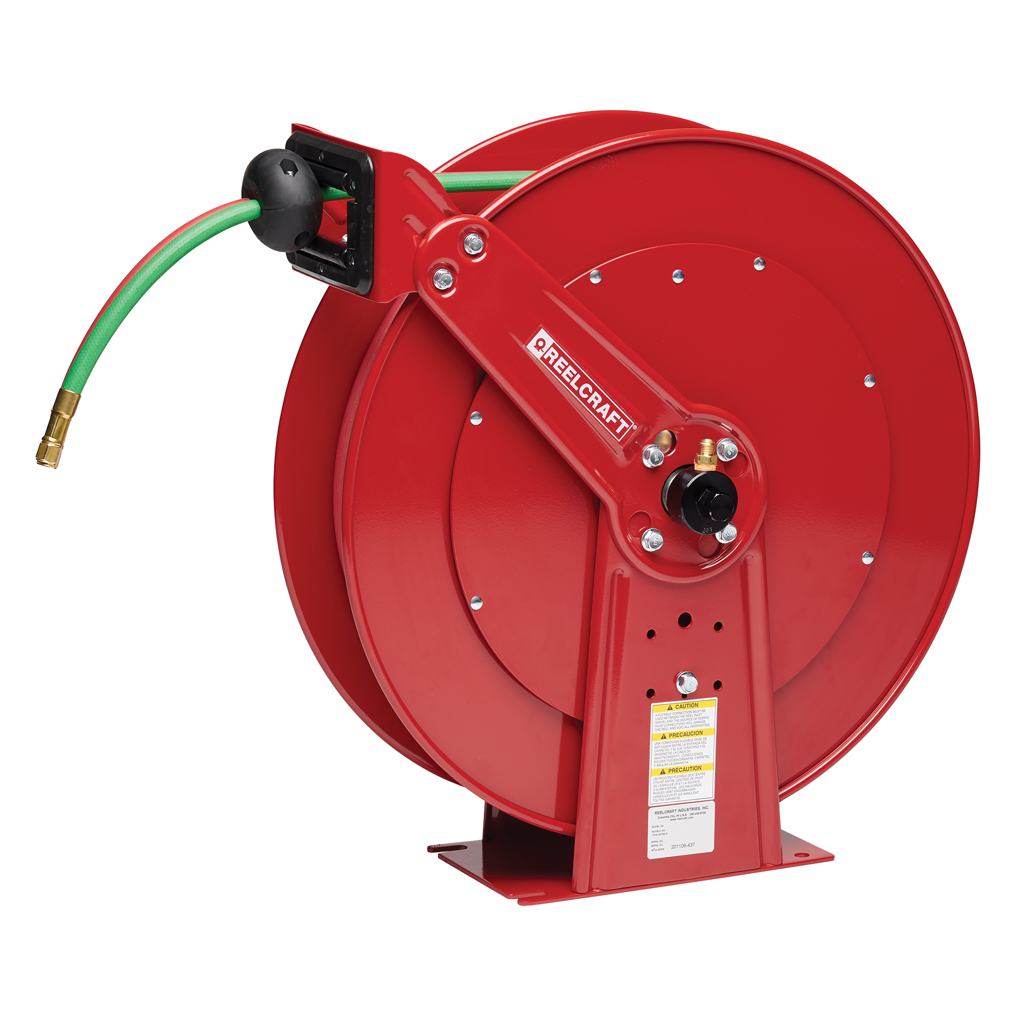 Spring Rewind T-Grade Twin Line Welding Hose Reel