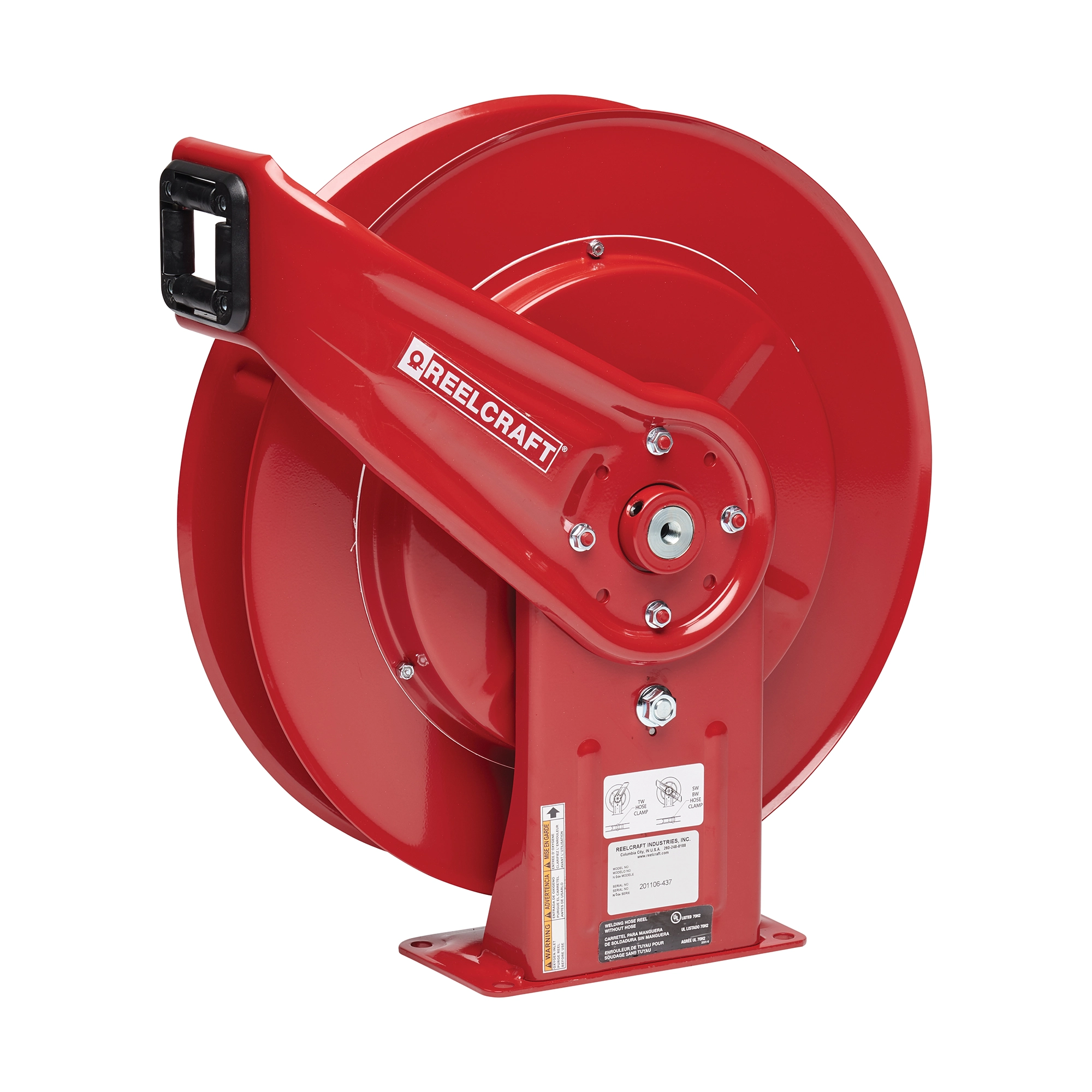Spring Rewind T-Grade Twin Line Welding Hose Reel
