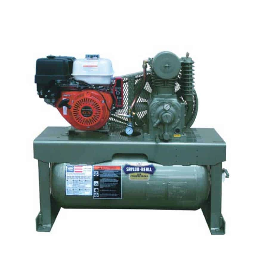 Two-Stage Duplex Gas Engine Driven Air Compressor