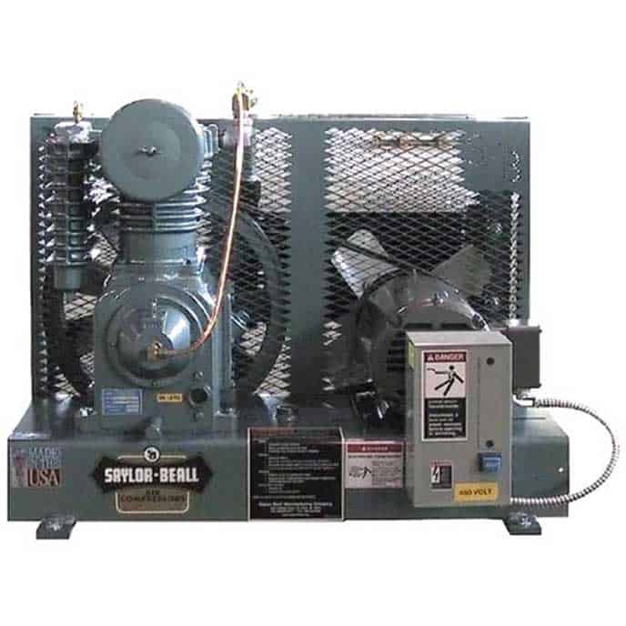 Two-Stage Base Mount Air Compressor Image