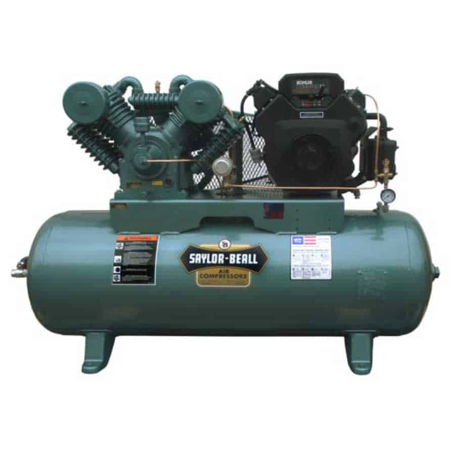 Two-Stage Duplex Gas Engine Driven Air Compressor
