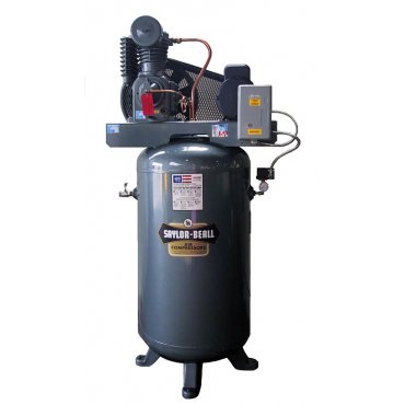 Two-Stage Vertical Tank Air Compressor Performance Package
