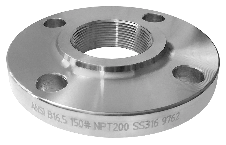 NPT Threaded Raised Face ANSI B16.5 Forged 150 Flange