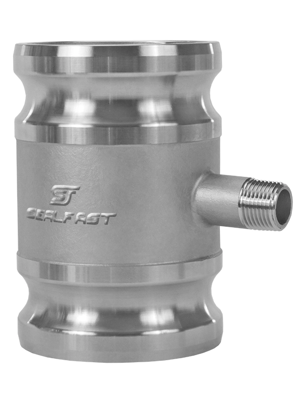 Specialty Cam and Groove Coupling with Pipe Tap