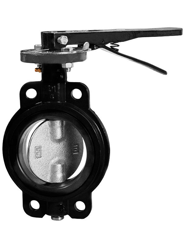 Butterfly Valve with Alignment Holes and Short Neck Image