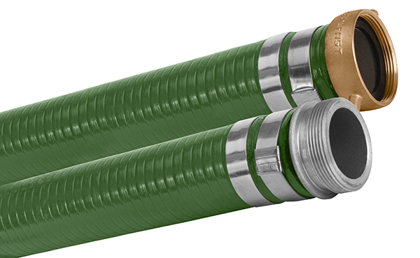 Green PVC Suction Hose Assembly Image