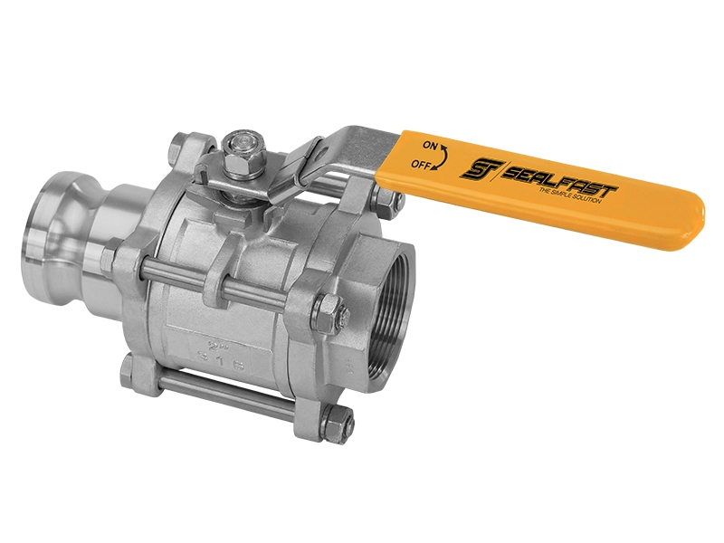 Ball Valve with Cam Adapter Image