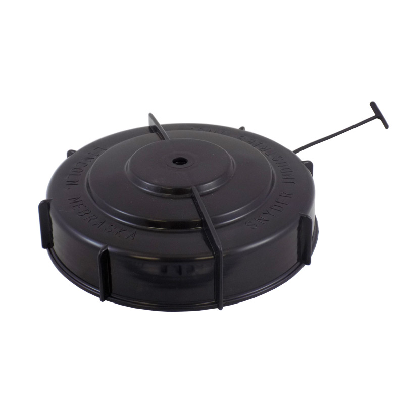 10 in. Vented Threaded Tank Lid with Tie Image