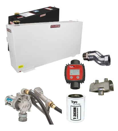 50 Gallon Steel Transfer Tank Combo Image
